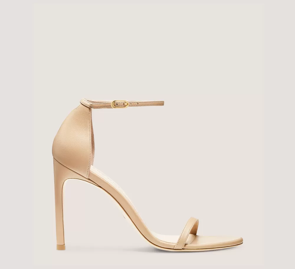 Stuart Weitzman The SW Icons Collection | The Nudist Collection-CHANGE LOCATION Smooth Leather/Adobe Beige