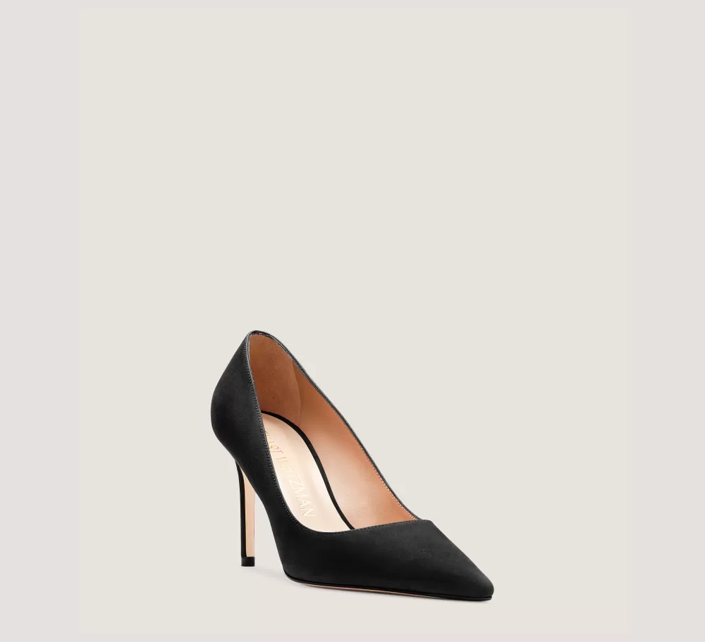 Stuart Weitzman The SW Icons Collection | The Work Essentials Edit-CHANGE LOCATION Suede/Black