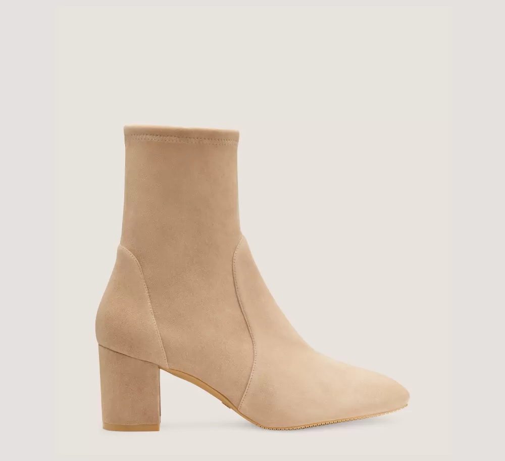 Stuart Weitzman The SW Icons Collection | Trending: Block Heels-CHANGE LOCATION Stretch suede/Cashmere