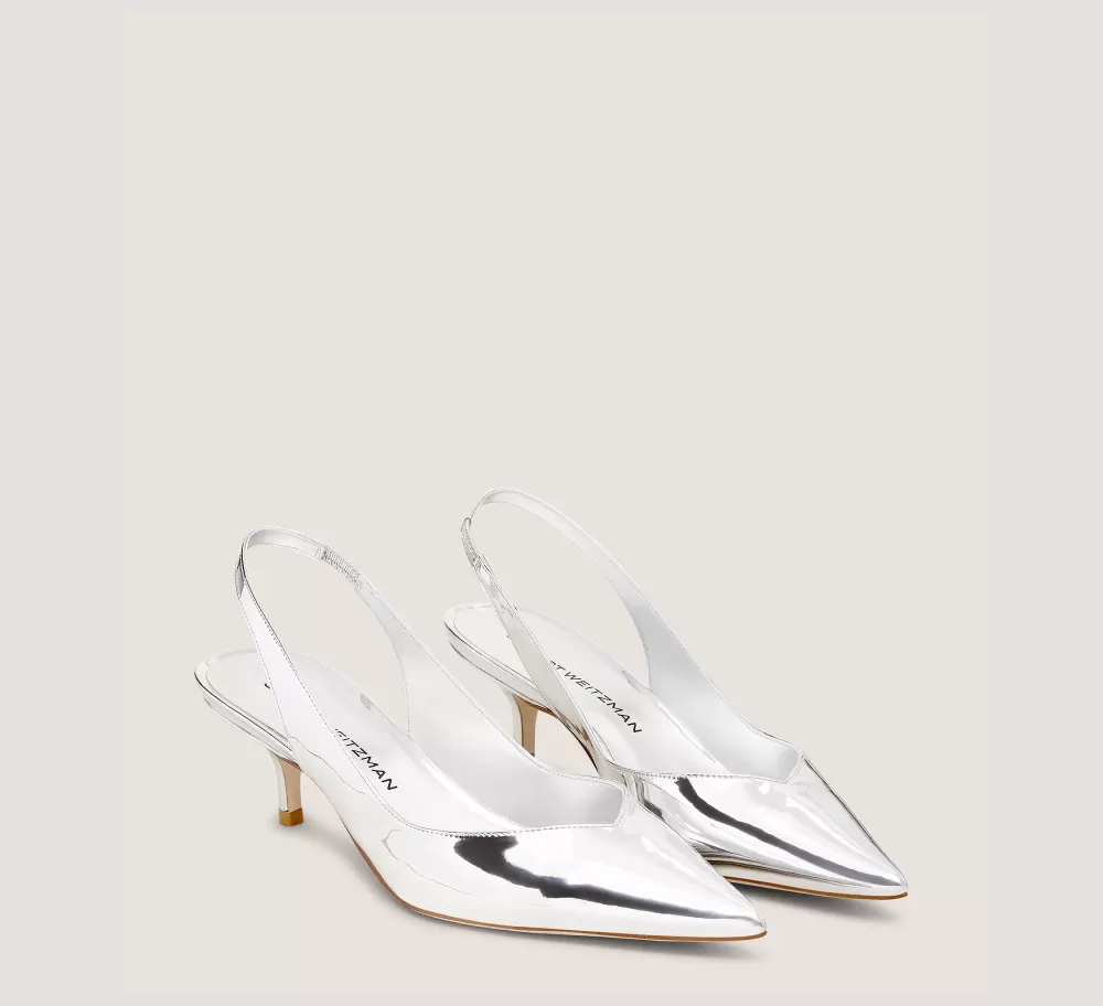 Stuart Weitzman The SW Exclusives Collection | The Occasion Edit-CHANGE LOCATION Specchio leather/Silver