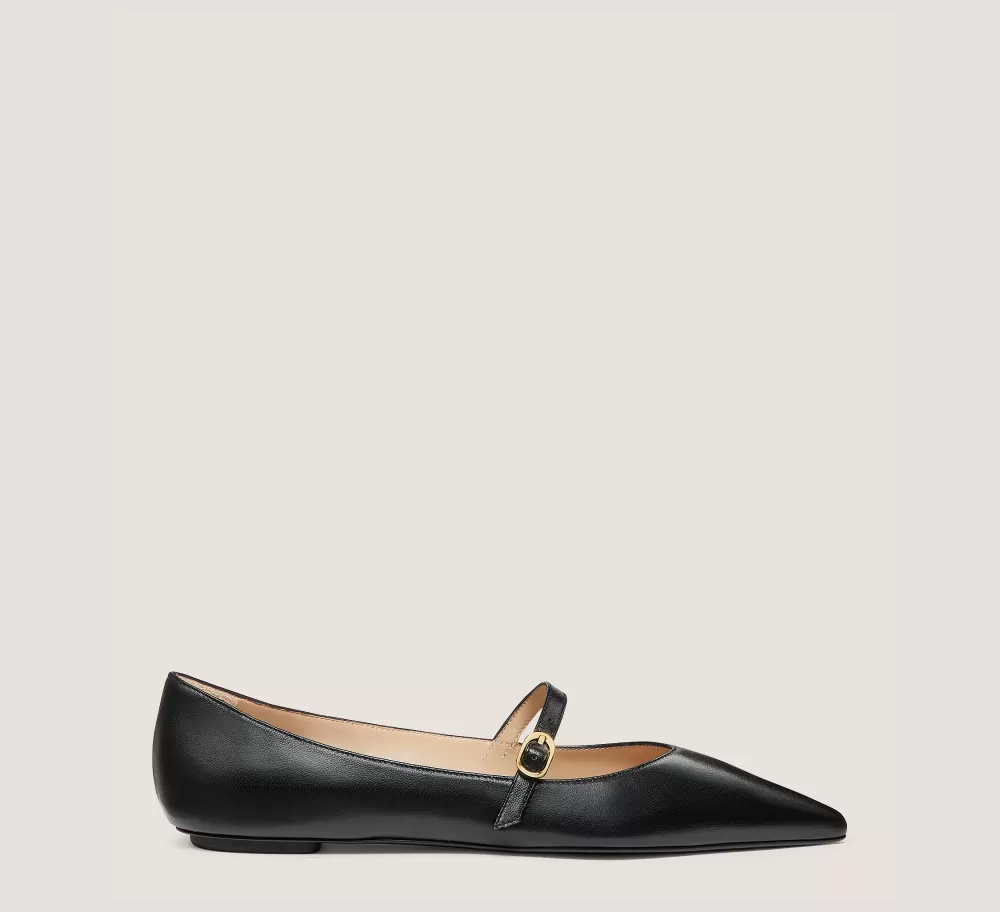 Stuart Weitzman The SW Exclusives Collection | Flats & Loafers-CHANGE LOCATION Lacquered Nappa Leather/Black