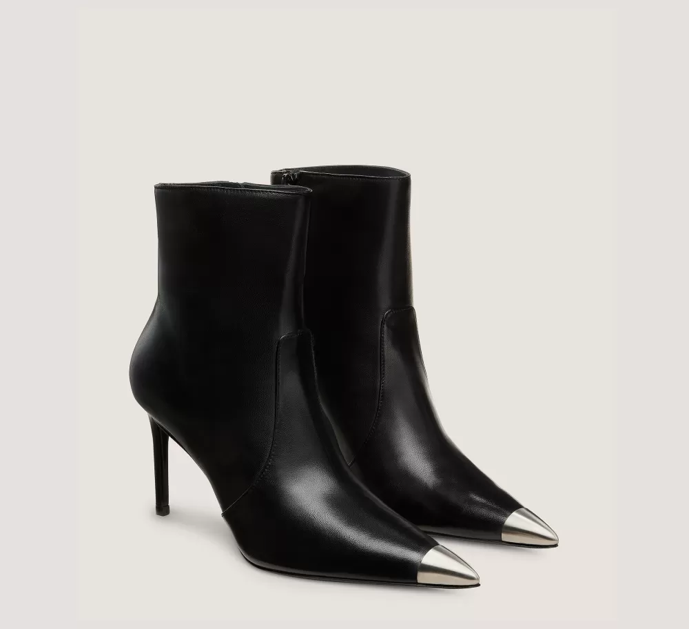 Stuart Weitzman The SW Exclusives Collection | The SW Extended Sizes Collection-CHANGE LOCATION Black & Brushed Gunmetal