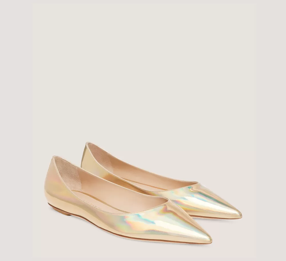 Stuart Weitzman The Work Essentials Edit | The Best Sellers Edit-CHANGE LOCATION Iridescent patent leather/Platino Gold