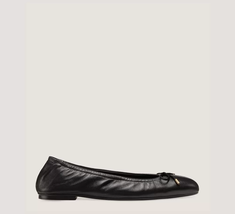 Stuart Weitzman The Work Essentials Edit | Flats & Loafers-CHANGE LOCATION Lacquered Nappa Leather/Black