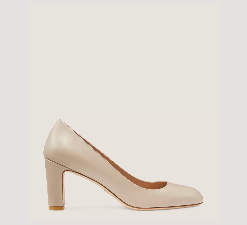 Stuart Weitzman The Work Essentials Edit | Trending: Block Heels-CHANGE LOCATION Smooth Leather/Dune