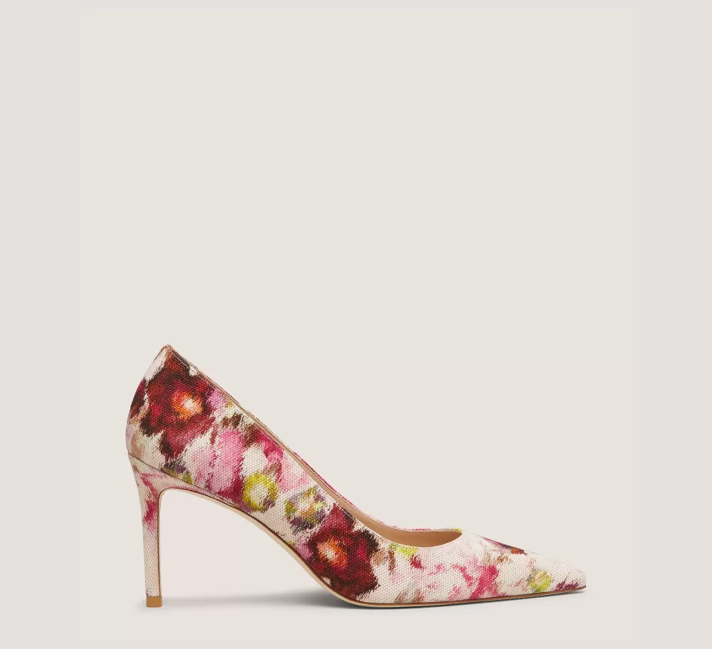 Stuart Weitzman The Occasion Edit | The SW Extended Sizes Collection-CHANGE LOCATION Floral Printed Jacquard/Pink/Multi