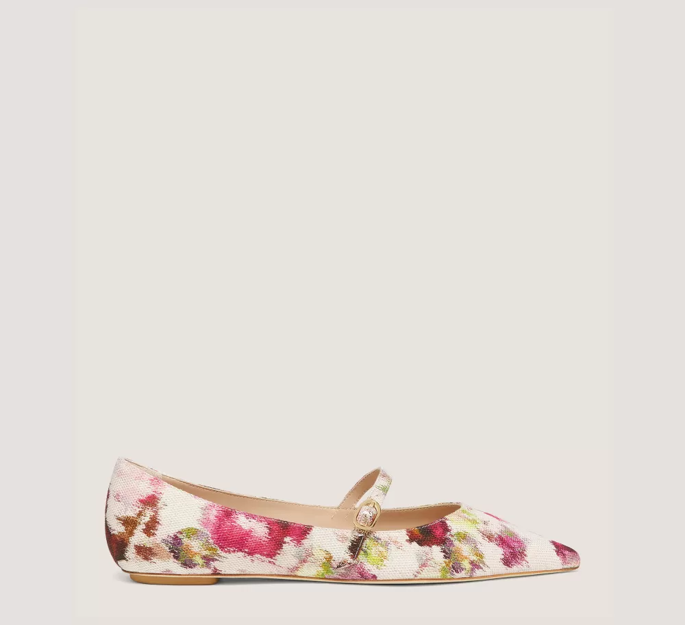 Stuart Weitzman The Occasion Edit | The SW Extended Sizes Collection-CHANGE LOCATION Floral Printed Jacquard/Pink/Multi