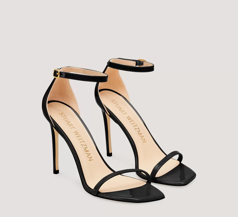 Stuart Weitzman The Occasion Edit | The SW Extended Sizes Collection-CHANGE LOCATION Patent leather/Black