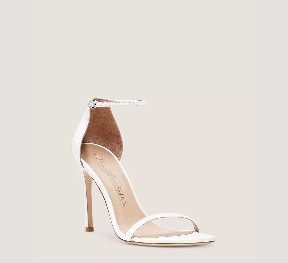 Stuart Weitzman The Occasion Edit | Sandals-CHANGE LOCATION Smooth Leather/White