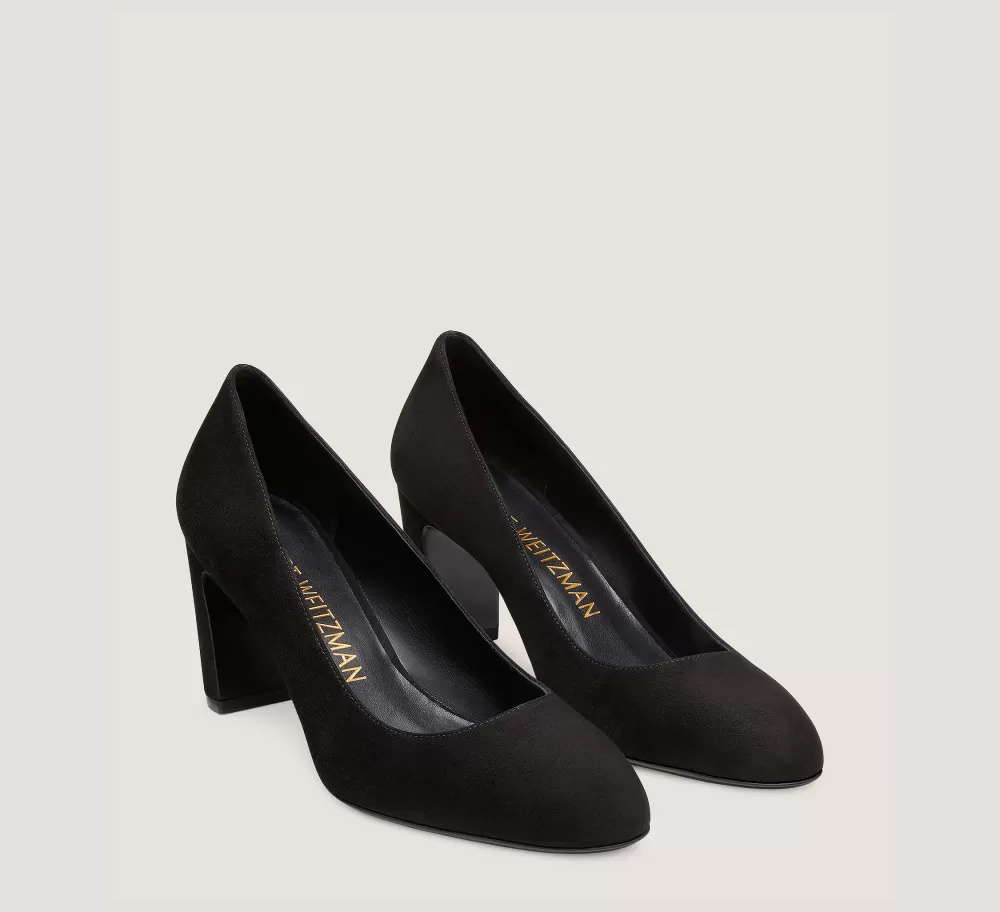 Stuart Weitzman The Occasion Edit | Pumps & Heels-CHANGE LOCATION Suede/Black