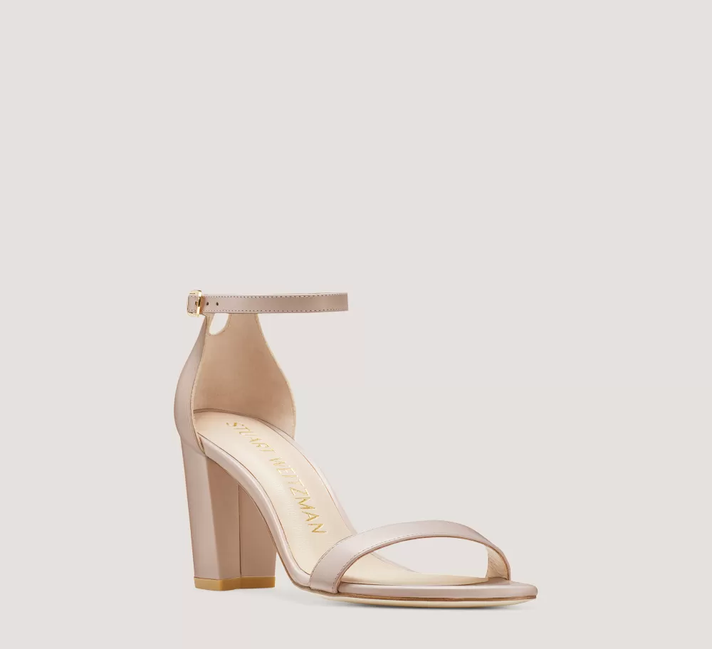 Stuart Weitzman The SW Extended Sizes Collection | Sandals-CHANGE LOCATION Smooth Leather/Dolce Taupe