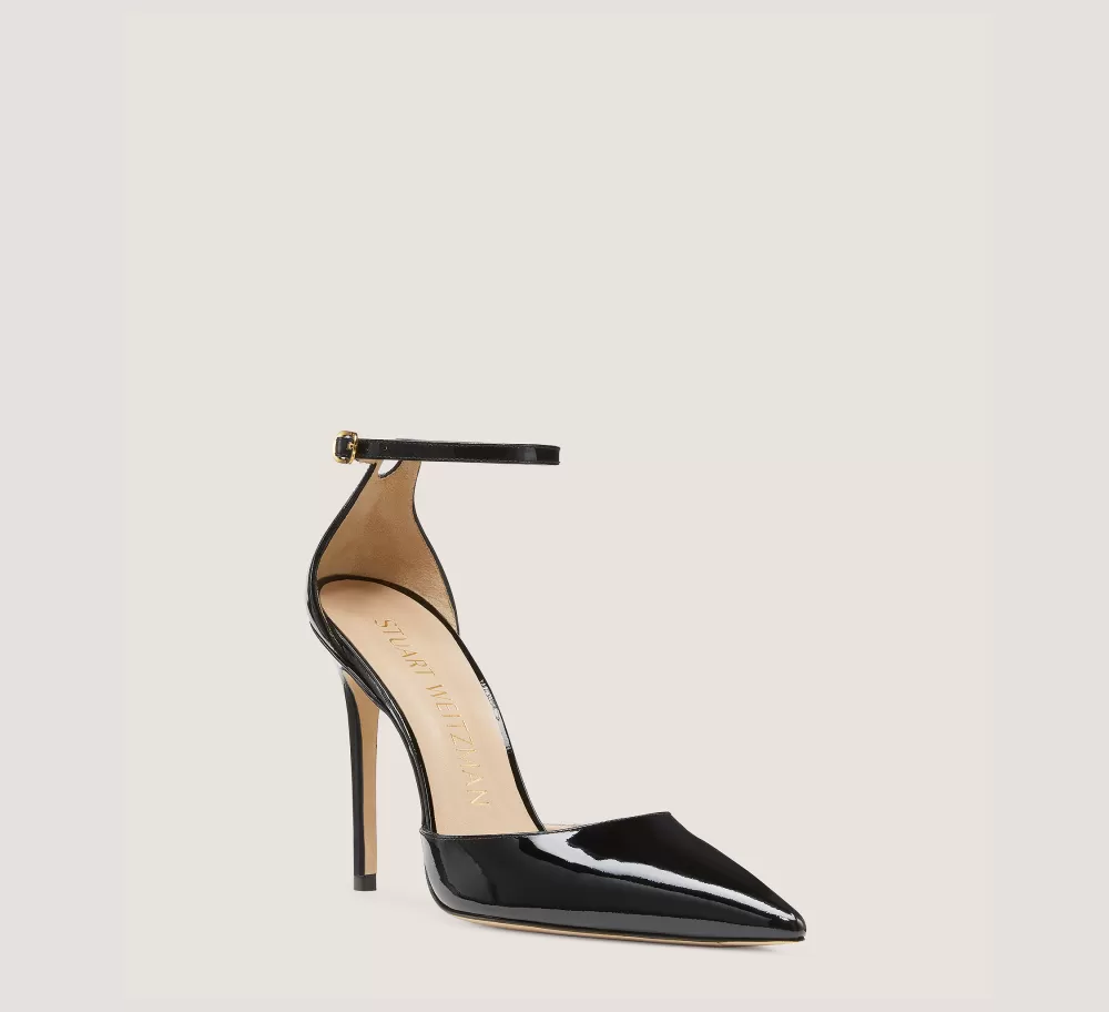 Stuart Weitzman The SW Extended Sizes Collection | Pumps & Heels-CHANGE LOCATION Patent leather/Black