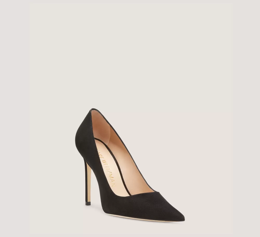 Stuart Weitzman The SW Extended Sizes Collection | Pumps & Heels-CHANGE LOCATION Suede/Black