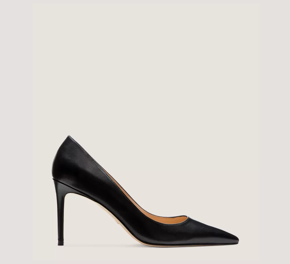 Stuart Weitzman The SW Extended Sizes Collection | Pumps & Heels-CHANGE LOCATION Smooth Leather/Black