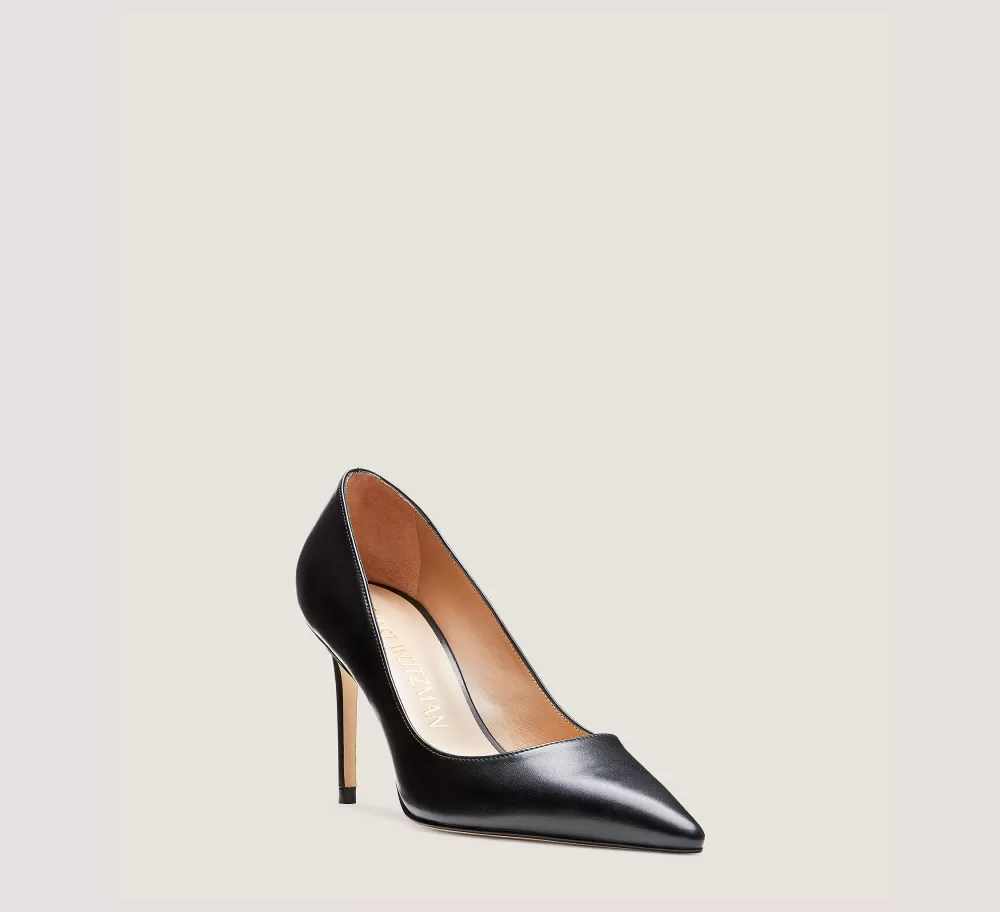 Stuart Weitzman The SW Extended Sizes Collection | Pumps & Heels-CHANGE LOCATION Smooth Leather/Black