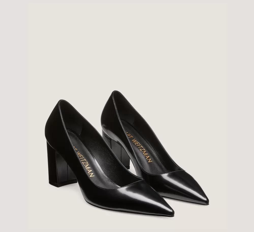 Stuart Weitzman The SW Extended Sizes Collection | Pumps & Heels-CHANGE LOCATION Spazzolato/Black