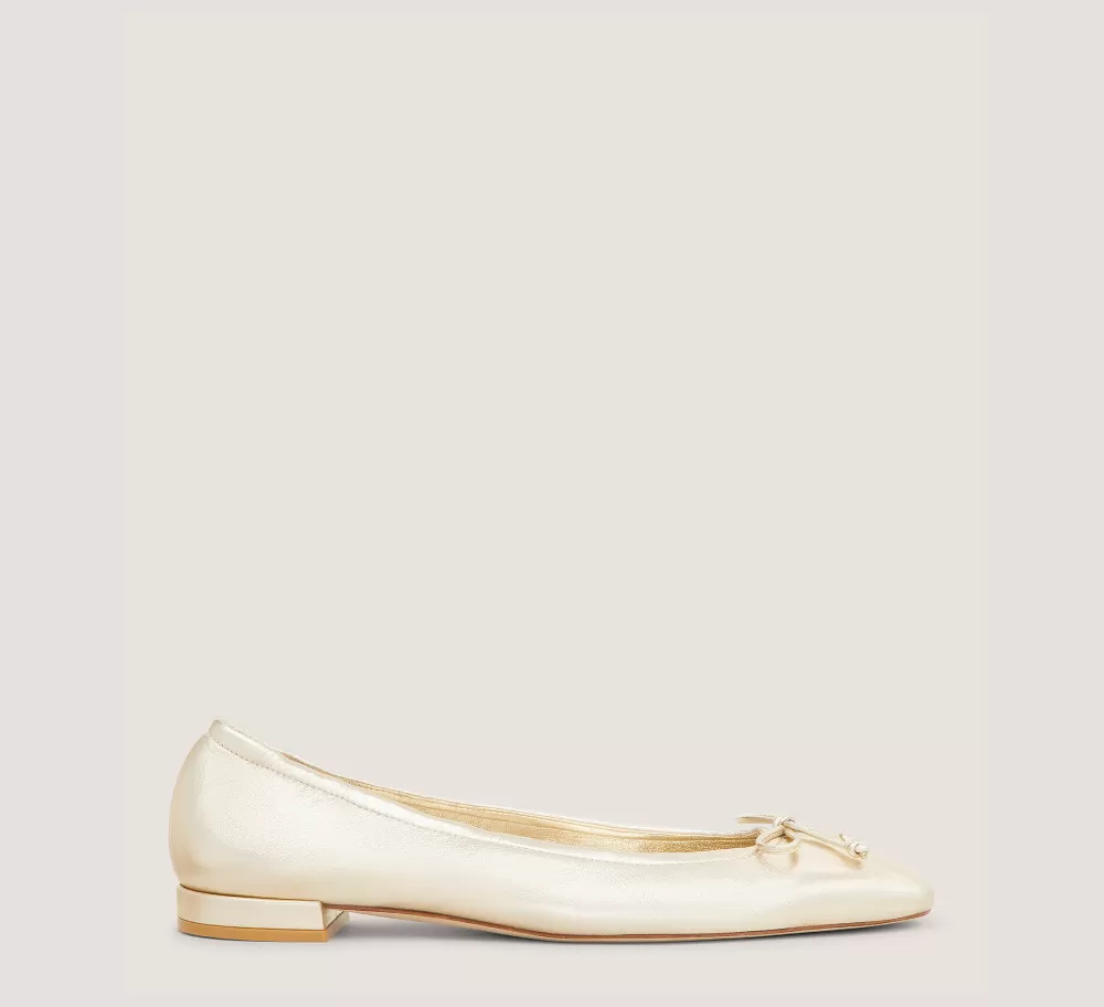 Stuart Weitzman The SW Extended Sizes Collection | Flats & Loafers-CHANGE LOCATION Light Gold