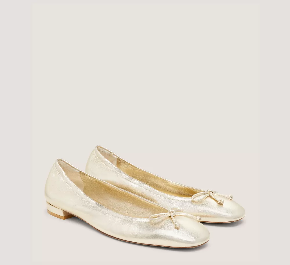 Stuart Weitzman The SW Extended Sizes Collection | Flats & Loafers-CHANGE LOCATION Light Gold