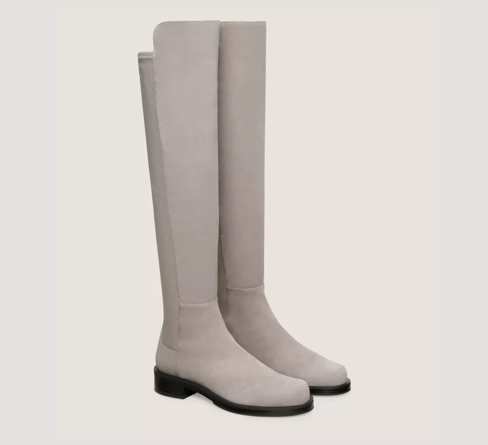 Stuart Weitzman The SW Extended Sizes Collection | Boots & Booties-CHANGE LOCATION Suede/Flannel Gray