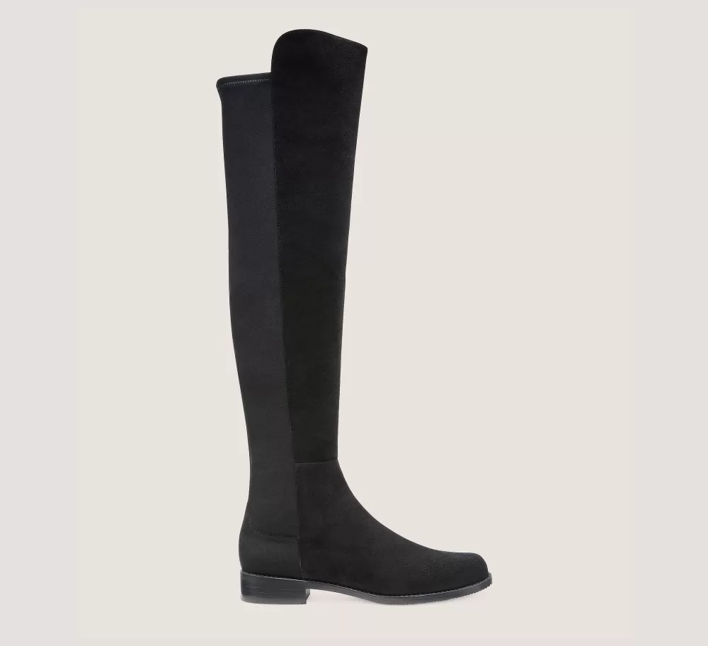 Stuart Weitzman The SW Extended Sizes Collection | Boots & Booties-CHANGE LOCATION Suede/Black