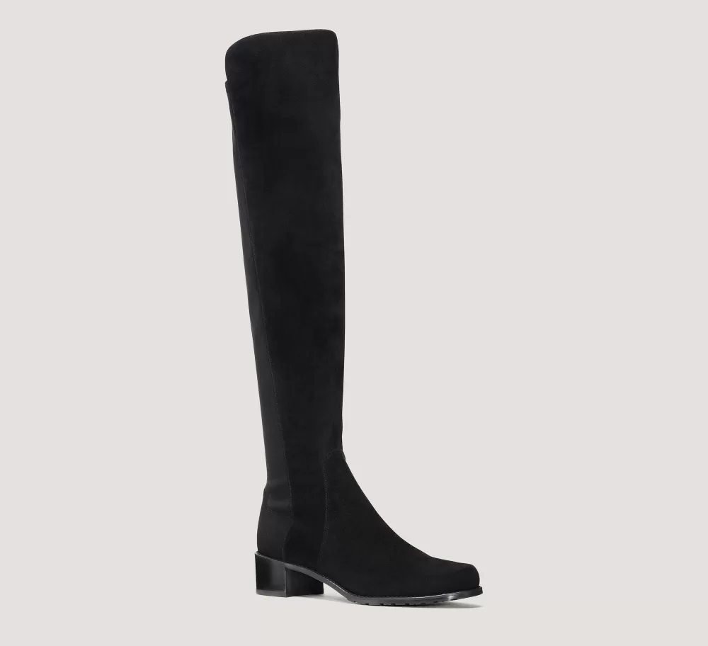 Stuart Weitzman The SW Extended Sizes Collection | Boots & Booties-CHANGE LOCATION Suede/Black