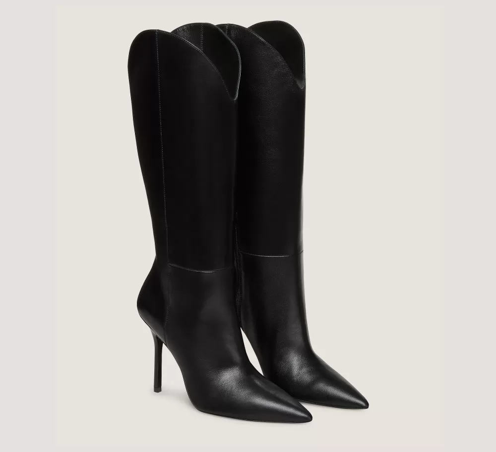 Stuart Weitzman Boots & Booties | BOOTS&BOOTIES-CHANGE LOCATION Lacquered Nappa Leather/Black