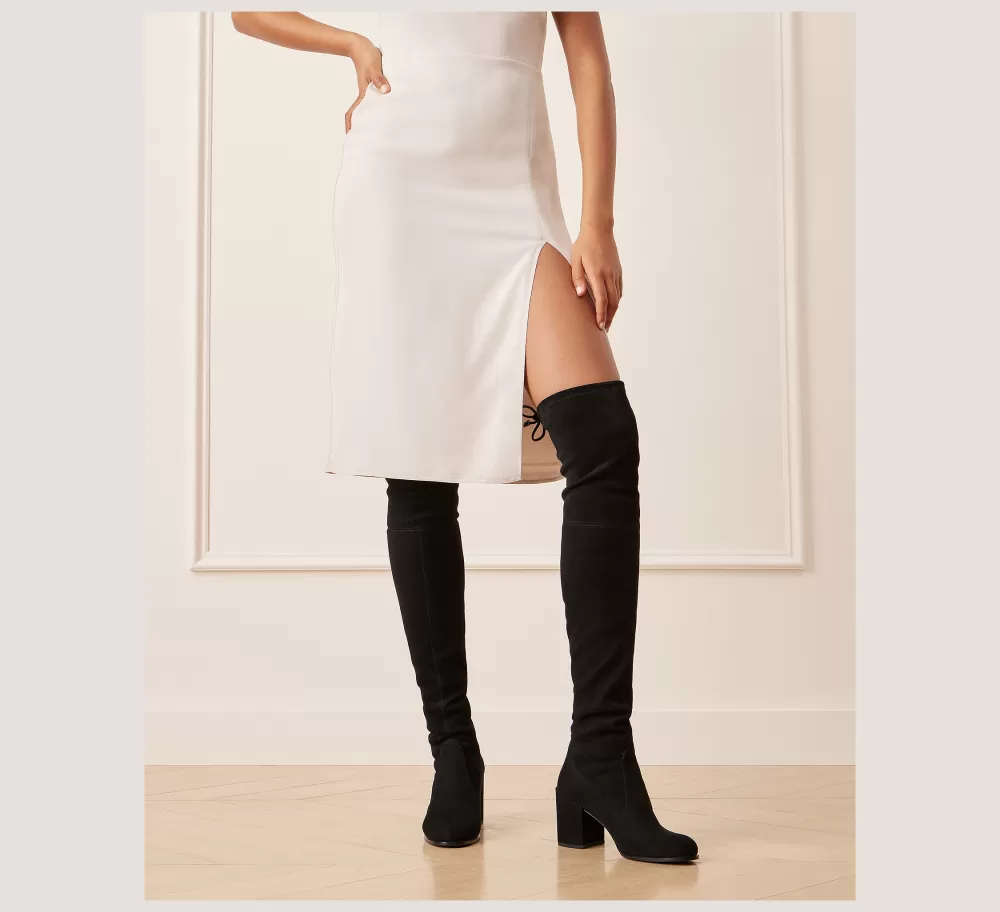 Stuart Weitzman Boots & Booties | BOOTS&BOOTIES-CHANGE LOCATION Stretch Nappa Leather/Black