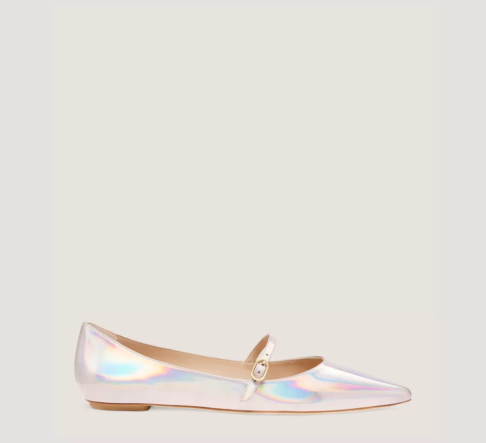 Stuart Weitzman Flats & Loafers-CHANGE LOCATION Iridescent patent leather/Ballet