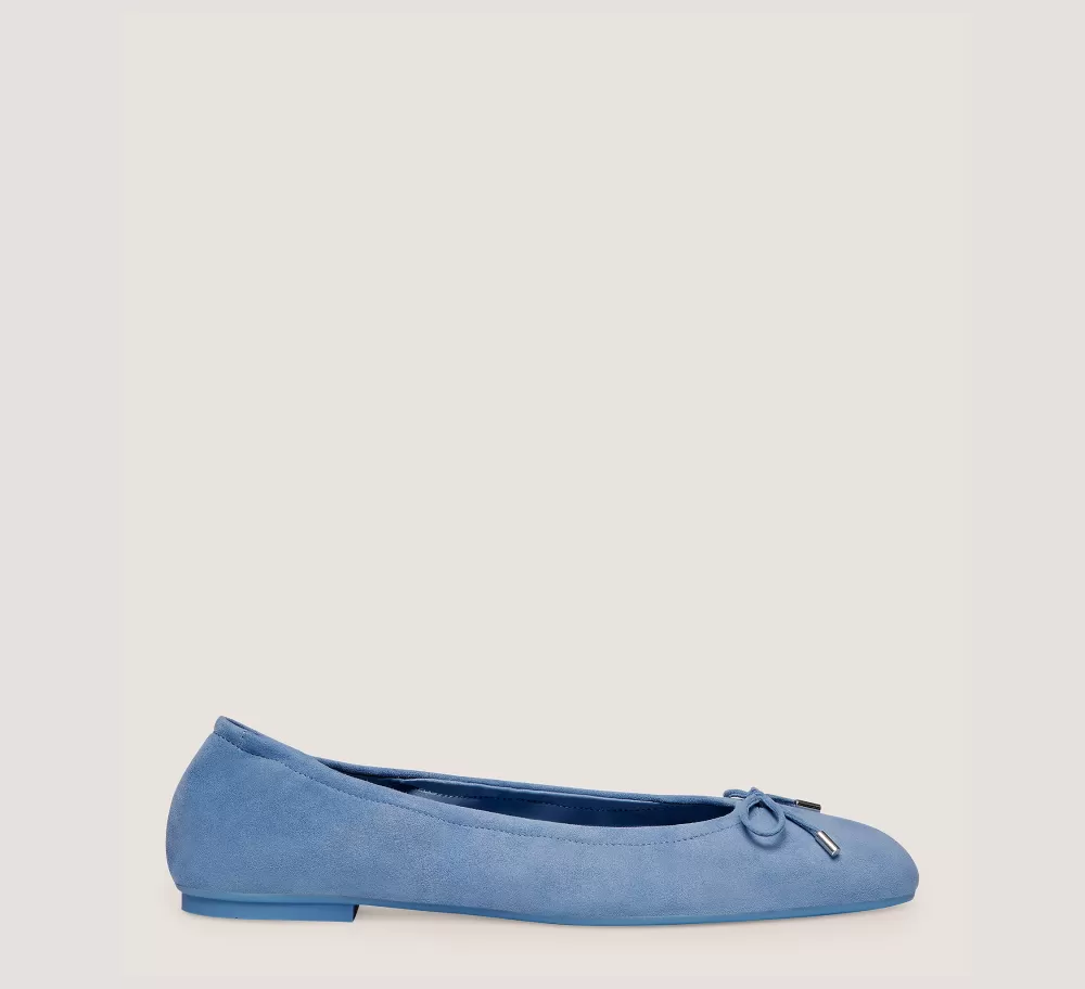 Stuart Weitzman Flats & Loafers-CHANGE LOCATION Suede/Blue Steel