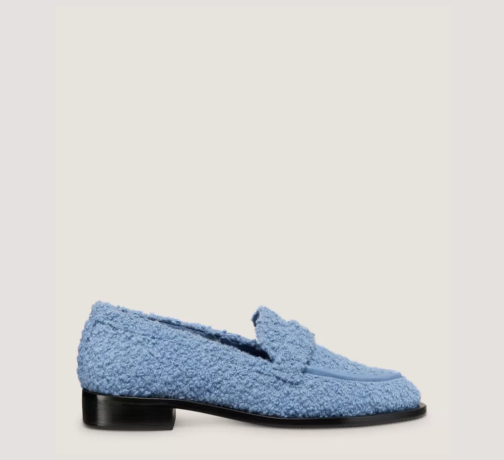 Stuart Weitzman Flats & Loafers-CHANGE LOCATION Bouclé/Blue Steel