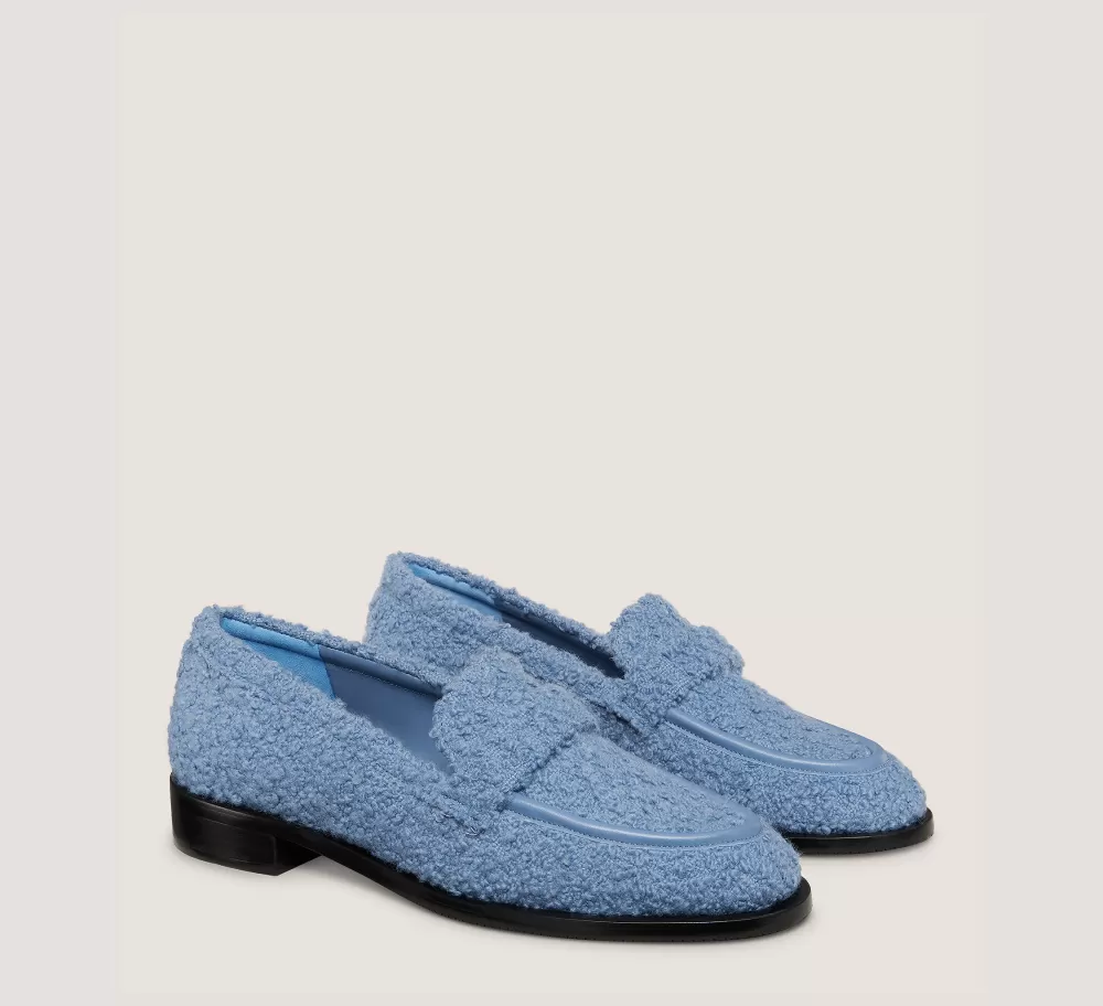 Stuart Weitzman Flats & Loafers-CHANGE LOCATION Bouclé/Blue Steel