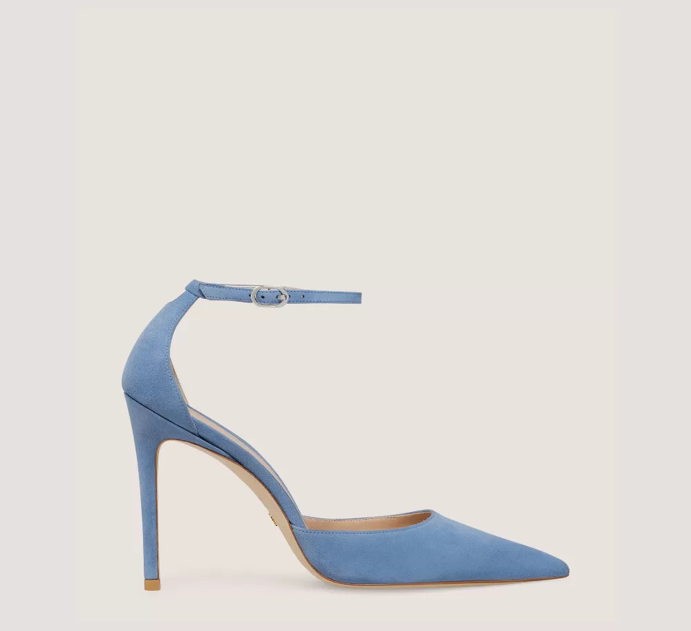 Stuart Weitzman Pumps & Heels | The SW Icons Collection-CHANGE LOCATION Suede/Blue Steel