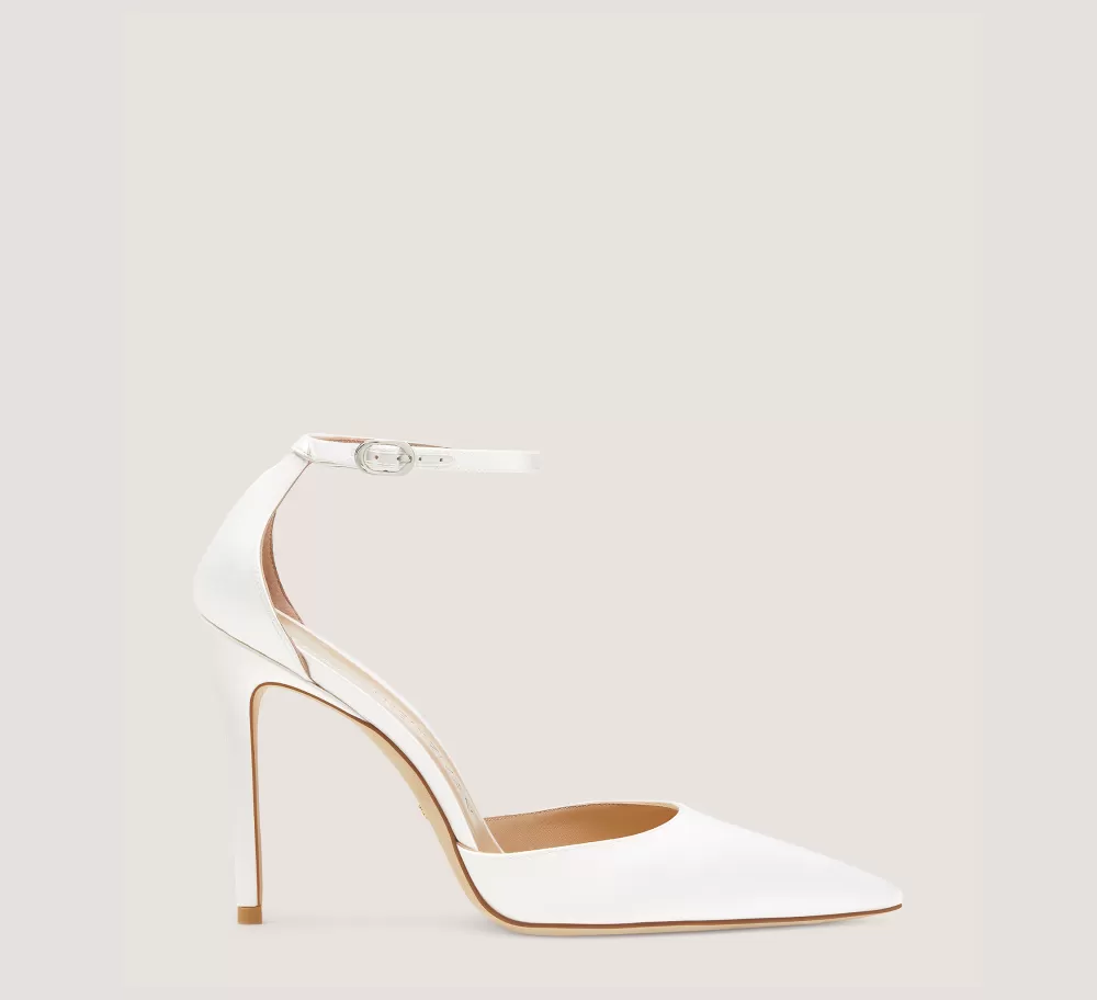 Stuart Weitzman Pumps & Heels | The SW Icons Collection-CHANGE LOCATION Satin/White