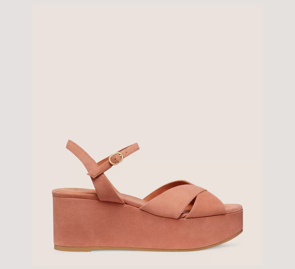 Stuart Weitzman Flat & Low Heel Sandals | Wedges & Espadrilles-CHANGE LOCATION Suede/Terracotta