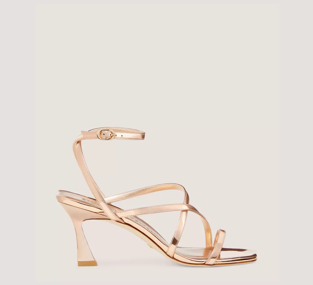 Stuart Weitzman Mid Heel Sandals | The SW Exclusives Collection-CHANGE LOCATION Specchio leather/Rose