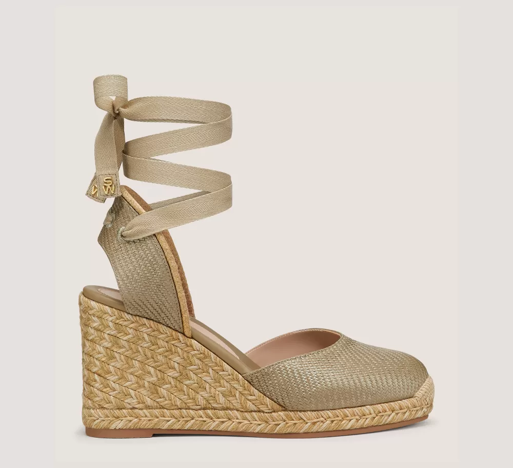 Stuart Weitzman Mid Heel Sandals | Wedges & Espadrilles-CHANGE LOCATION Khaki