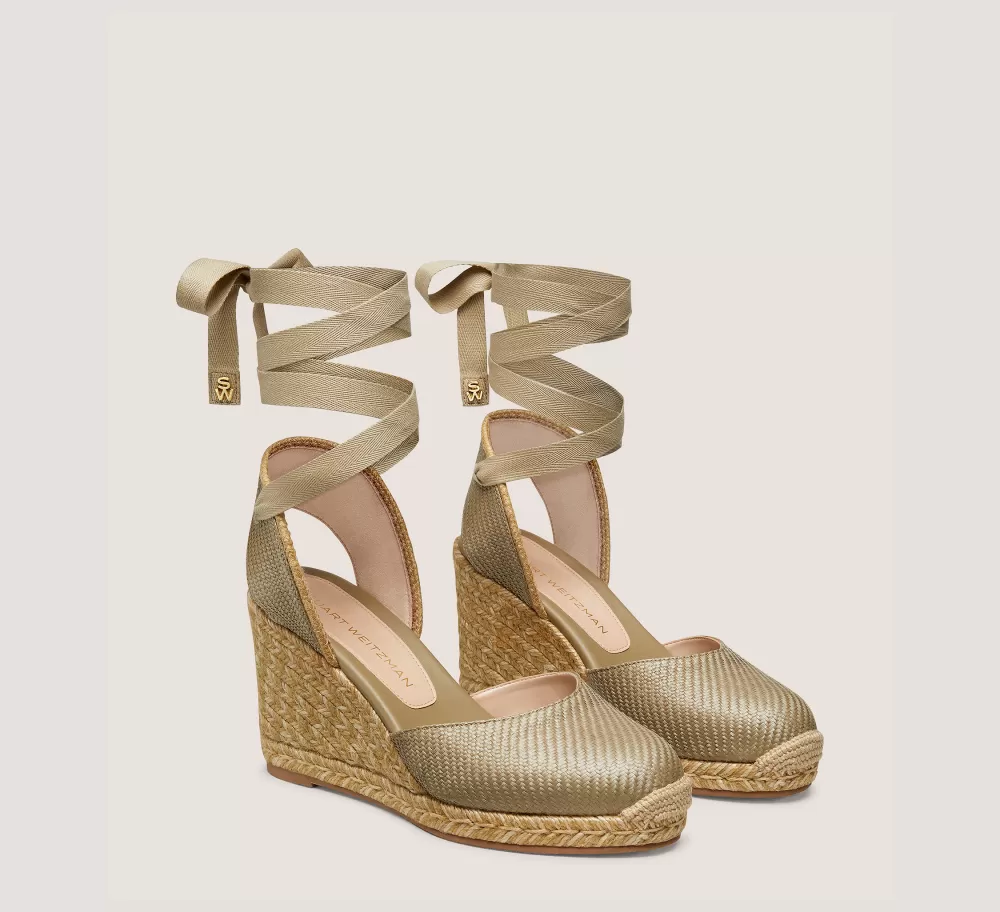 Stuart Weitzman Mid Heel Sandals | Wedges & Espadrilles-CHANGE LOCATION Khaki