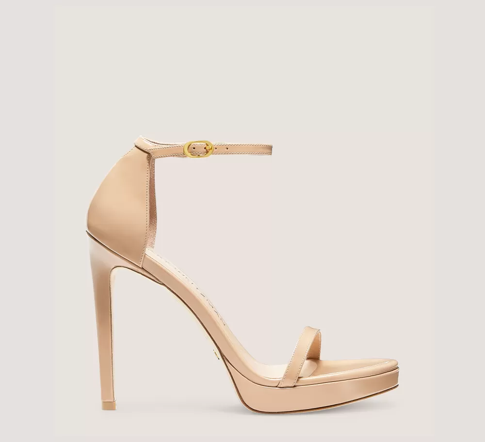 Stuart Weitzman High Heel Sandals | The SW Icons Collection-CHANGE LOCATION Adobe Beige