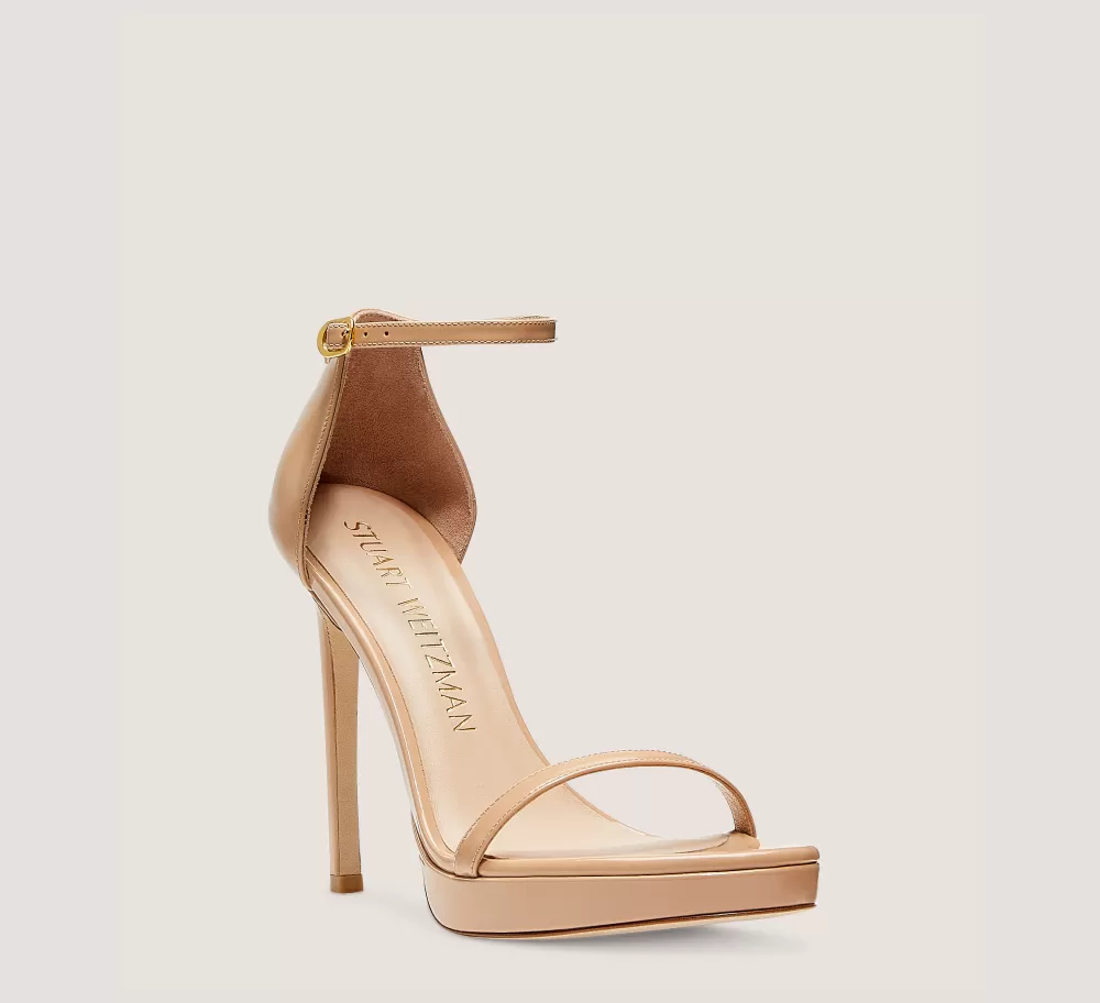 Stuart Weitzman High Heel Sandals | The SW Icons Collection-CHANGE LOCATION Adobe Beige