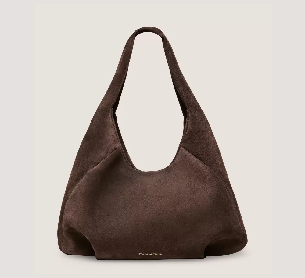 Stuart Weitzman HANDBAGS-CHANGE LOCATION Textured Suede/Hickory