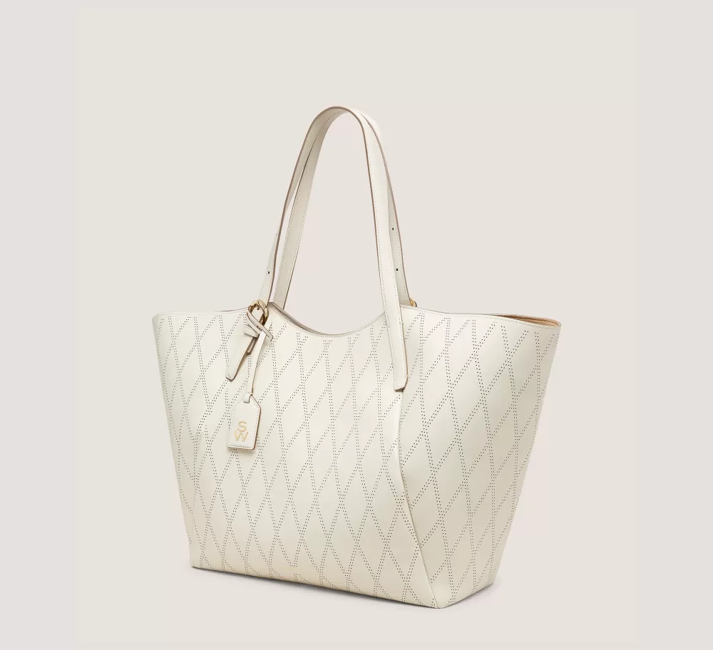 Stuart Weitzman HANDBAGS-CHANGE LOCATION Quilted Leather/Oat