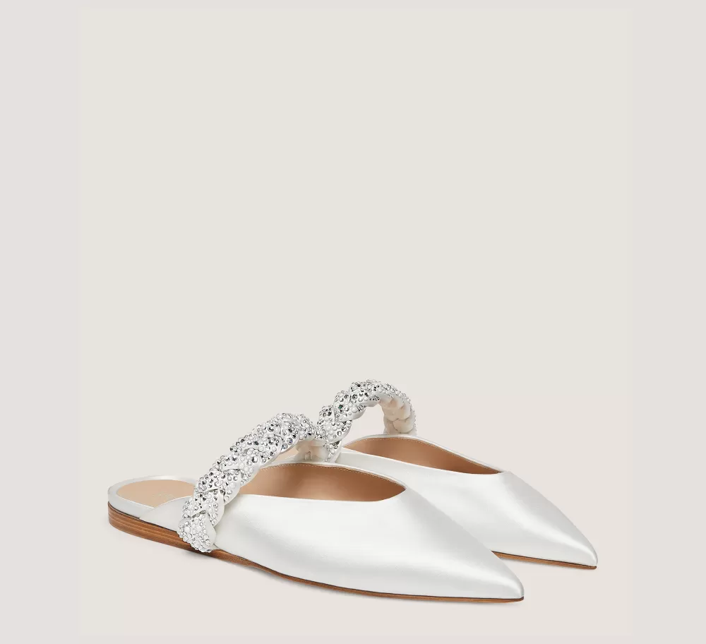 Stuart Weitzman The Bridal Collection | The SW Exclusives Collection-CHANGE LOCATION Satin/White