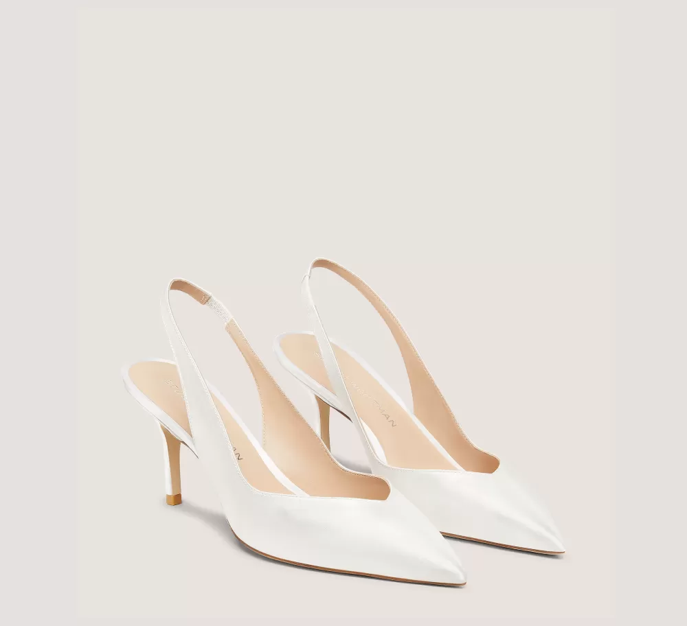 Stuart Weitzman The Bridal Collection | The SW Exclusives Collection-CHANGE LOCATION Satin/White