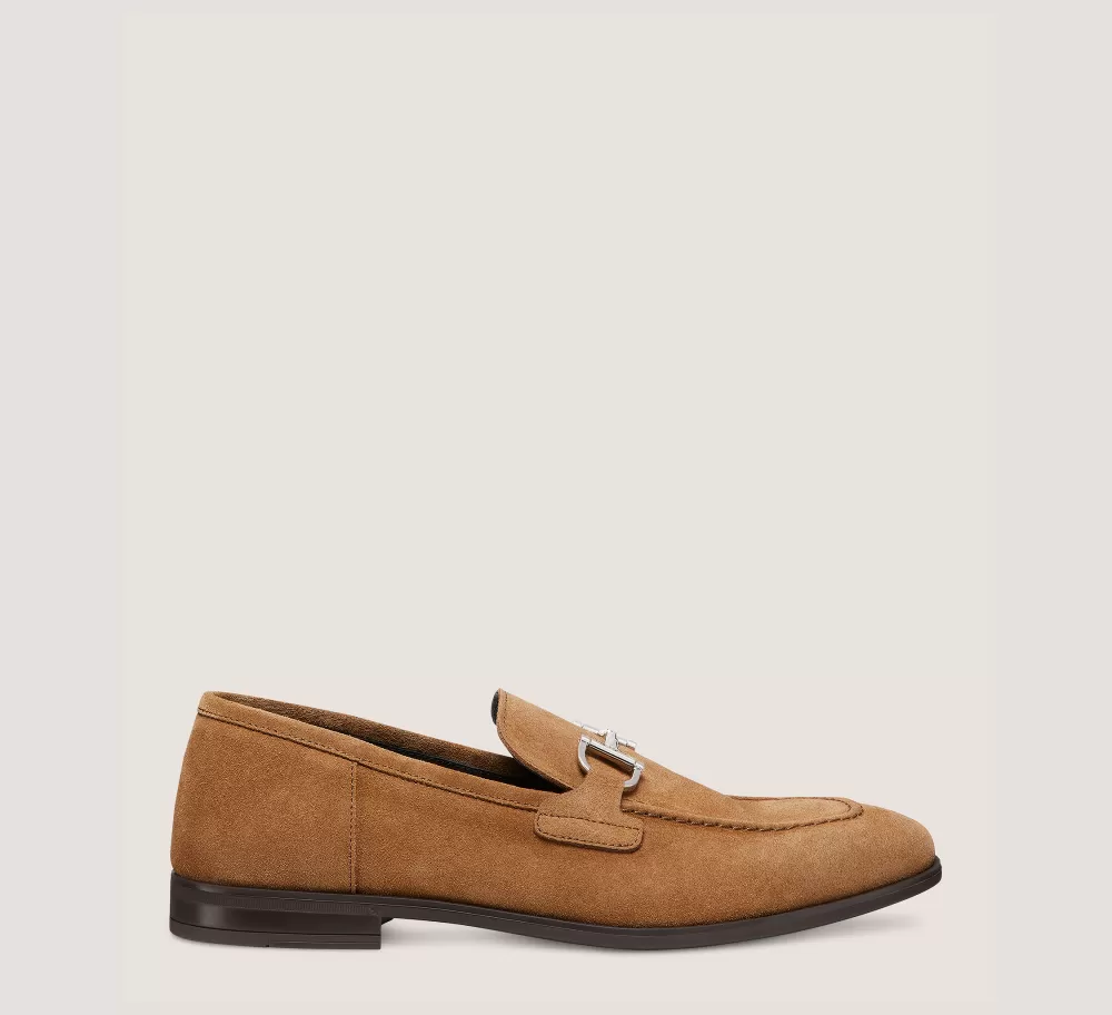 Stuart Weitzman MEN'S-CHANGE LOCATION Suede/Camel