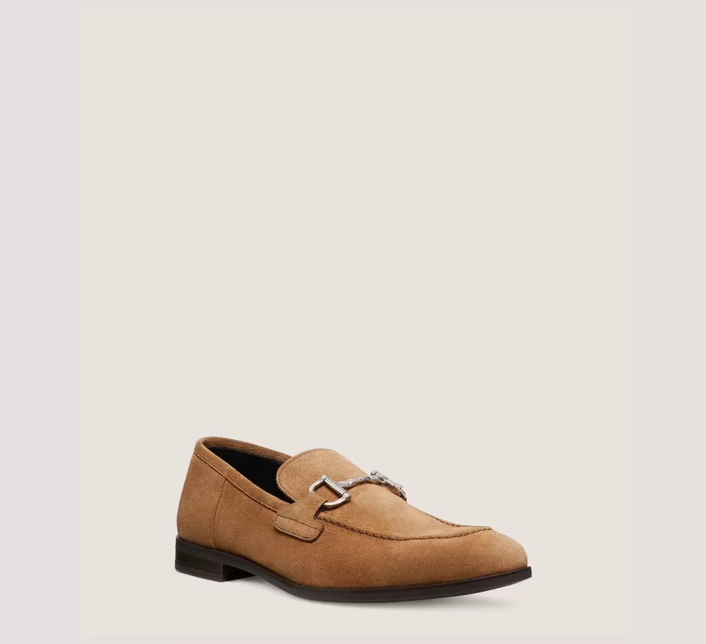 Stuart Weitzman MEN'S-CHANGE LOCATION Suede/Camel