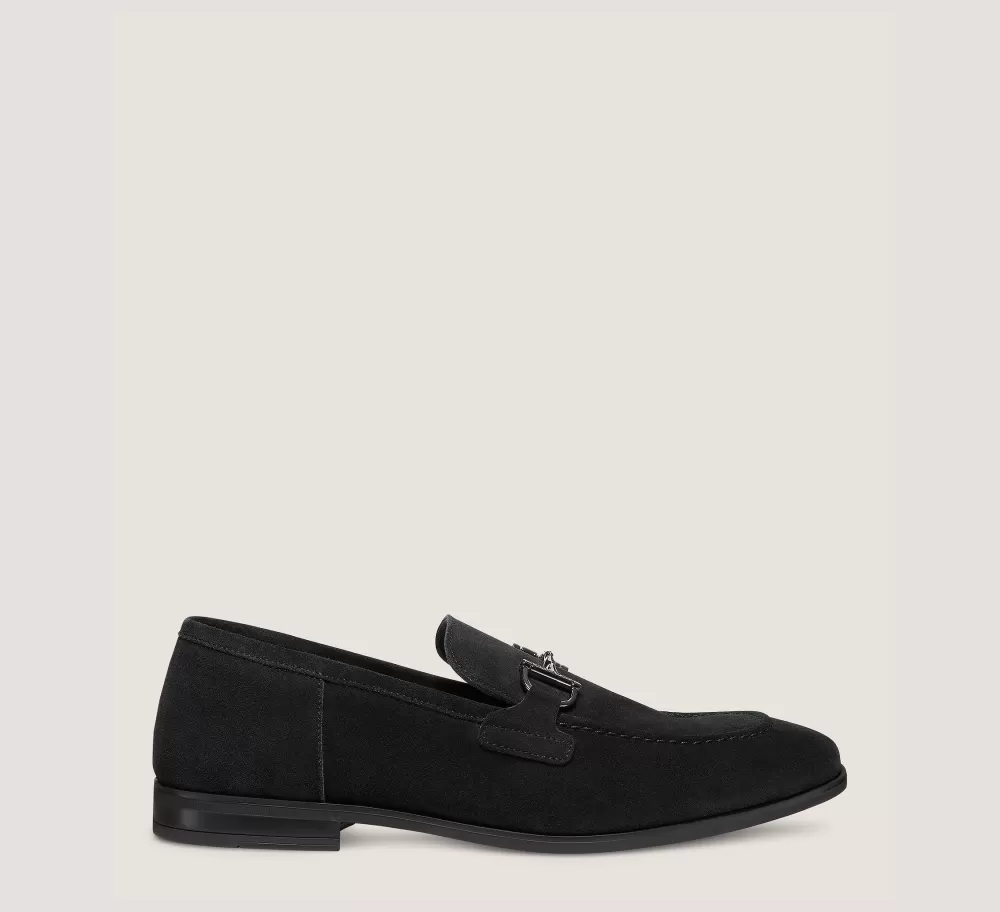 Stuart Weitzman MEN'S-CHANGE LOCATION Suede/Black