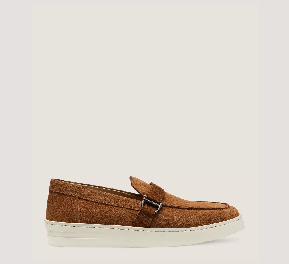 Stuart Weitzman MEN'S-CHANGE LOCATION Suede/Tan